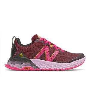 New Balance Women's Fresh Foam Hierro V6 Trail Running Shoe Garnet/Pink Glo 9W